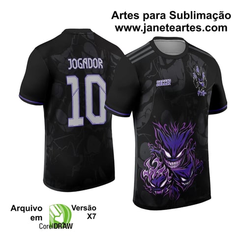 Arte Estampa Camisa InterClasse 2024 Gengar