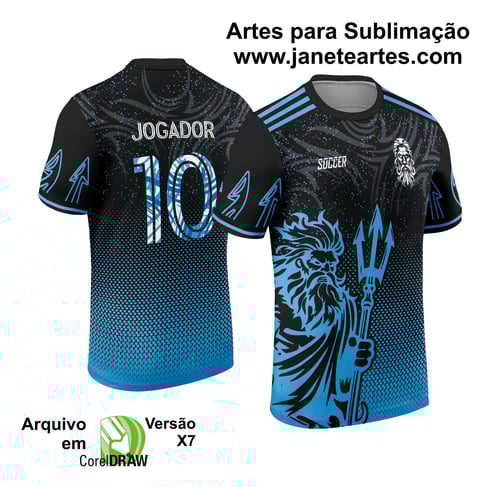 Arte Vetor Camisa InterClasse 2024 Poseidon
