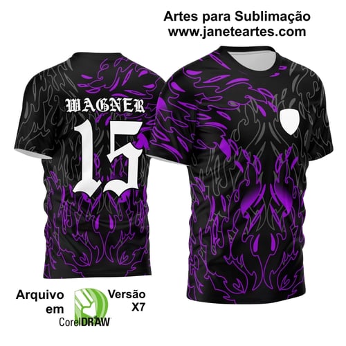 Arte Vetor Camisa InterClasse 2024 Chamas