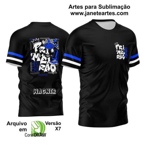 Arte Vetor Camisa Primeirão 2024 Graffite Arte Vetor Camisa Primeirão 2024 Graffite