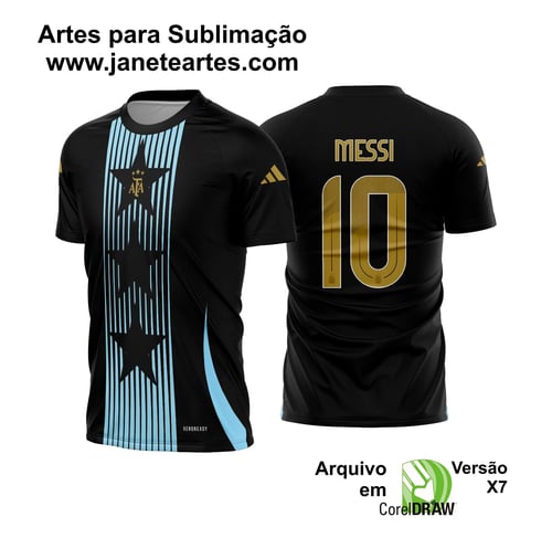 Arte Vetor Camisa Argentina Pré-Jogo 2024 - 2025 Arte Vetor Camisa Argentina Pré-Jogo 2024 - 2025