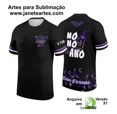 Arte Vetor Camisa Formandos Nono Ano 2024 Morcegos Arte Vetor Camisa Formandos Nono Ano 2024 Morcegos