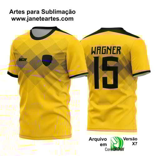 Arte Vetor Estampa Camisa Time Amador Futebol 2024 Arte Vetor Estampa Camisa Time Amador Futebol 2024