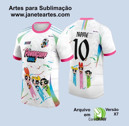 Arte Vetor Camisa Interclasse Meninas Superpoderosas 2024