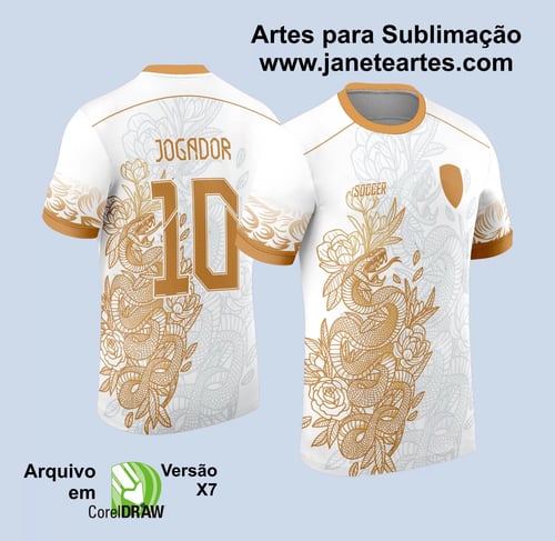 Arte Vetor Camisa Interclasse - Jogos Internos - 2024 - Cobra Serpente