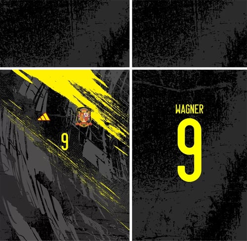Arte Vetor Camisa Camiseta Espanha Fantasia 2023