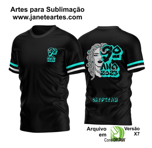 Arte Vetor Camisa Nono Ano Medusa Top 2023