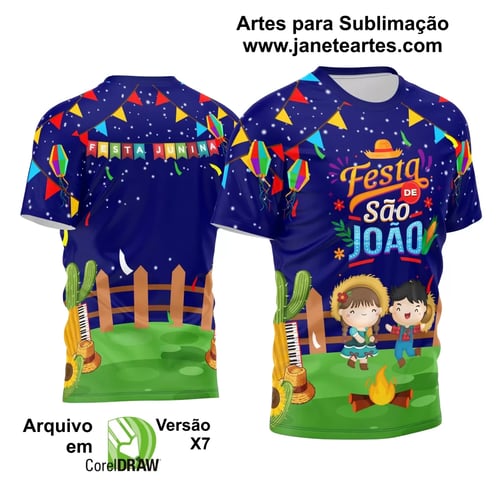 Arte Estampa Camisa Festa Junina Arraiá 2025 Arte Estampa Camisa Festa Junina Arraiá 2025