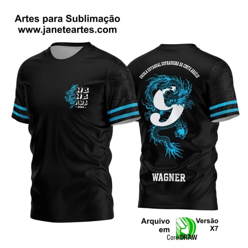 Arte Vetor Camisa Nono Ano Dragão 2024 - 2025 Arte Vetor Camisa Nono Ano Dragão 2024 - 2025