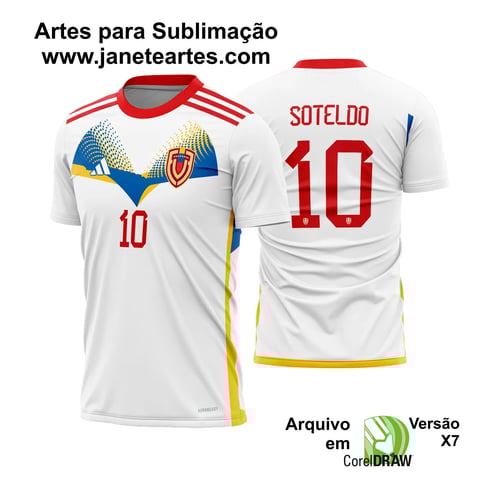 Arte Vetor Camisa Venezuela Reserva 2024 - 2025 Arte Vetor Camisa Venezuela Reserva 2024 - 2025