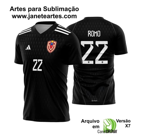Arte Vetor Camisa Venezuela Goleiro 2024 - 2025 Arte Vetor Camisa Venezuela Goleiro 2024 - 2025