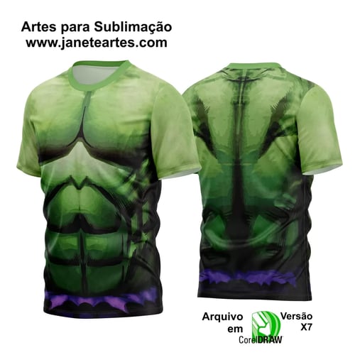 Arte Estampa Camisa Heróis - HULK Arte Estampa Camisa Heróis - HULK