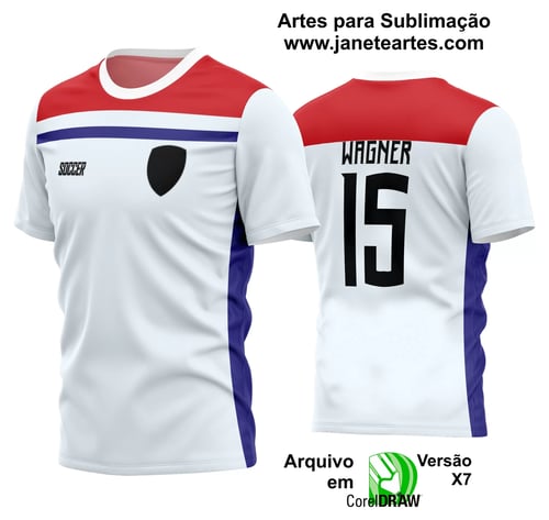 Arte Vetor Estampa Camisa Time Amador Futebol 2024 Arte Vetor Estampa Camisa Time Amador Futebol 2024