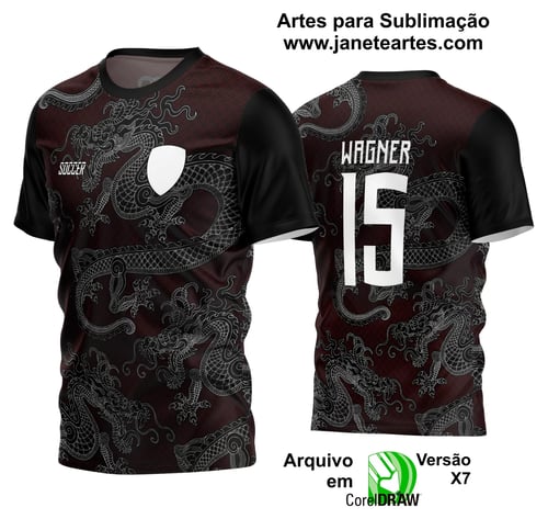 Arte Vetor Estampa Camisa Time Amador Futebol 2024 Arte Vetor Estampa Camisa Time Amador Futebol 2024