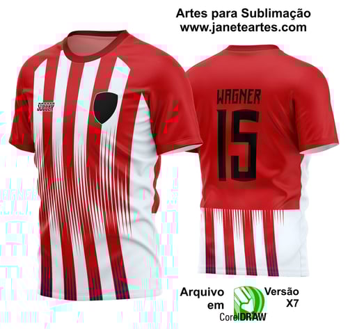 Arte Vetor Estampa Camisa Time Amador Futebol 2024 Arte Vetor Estampa Camisa Time Amador Futebol 2024