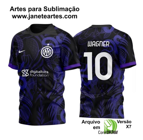 Arte Vetor Camisa Inter de Milão Cobras 2023: Uma Peça de Arte Inspiradora