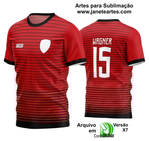 Arte Vetor Estampa Camisa Time Amador Futebol 2024 Arte Vetor Estampa Camisa Time Amador Futebol 2024