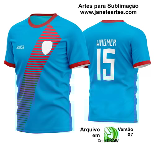 Arte Vetor Estampa Camisa Time Amador Futebol 2024 Arte Vetor Estampa Camisa Time Amador Futebol 2024