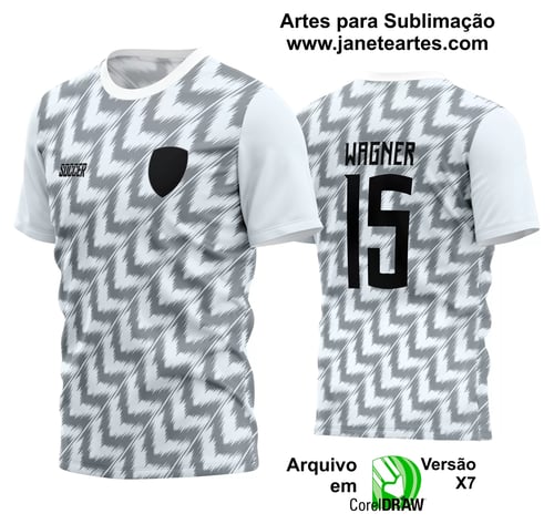 Arte Vetor Estampa Camisa Time Amador Futebol 2024 Arte Vetor Estampa Camisa Time Amador Futebol 2024