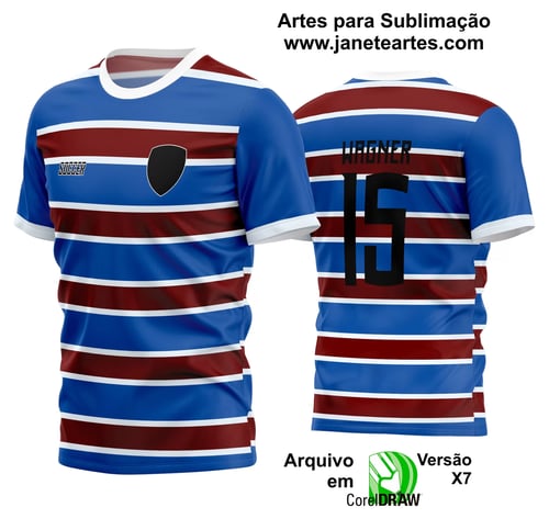 Arte Vetor Estampa Camisa Time Amador Futebol 2024 Arte Vetor Estampa Camisa Time Amador Futebol 2024