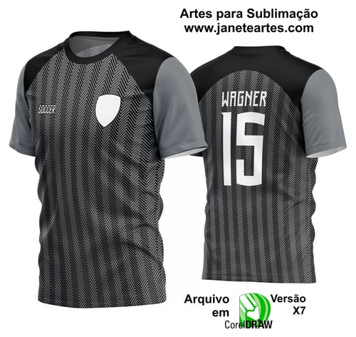 Arte Vetor Estampa Camisa Time Amador Futebol 2024 Arte Vetor Estampa Camisa Time Amador Futebol 2024