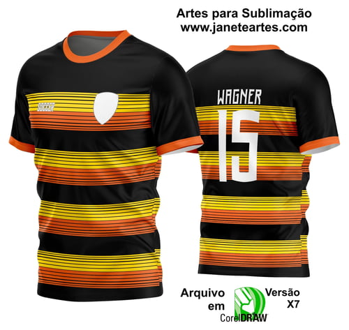 Arte Vetor Estampa Camisa Time Amador Futebol 2024 Arte Vetor Estampa Camisa Time Amador Futebol 2024