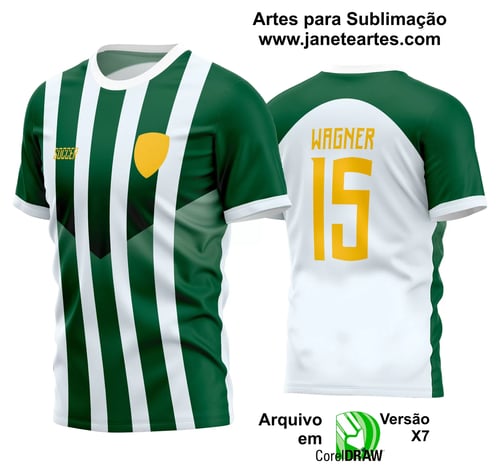 Arte Vetor Estampa Camisa Time Amador Futebol 2024 Arte Vetor Estampa Camisa Time Amador Futebol 2024