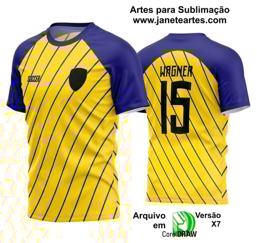 Arte Vetor Estampa Camisa Time Amador Futebol 2024 Arte Vetor Estampa Camisa Time Amador Futebol 2024