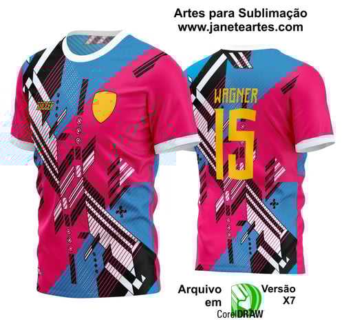 Arte Vetor Estampa Camisa Time Amador Futebol 2024 Arte Vetor Estampa Camisa Time Amador Futebol 2024