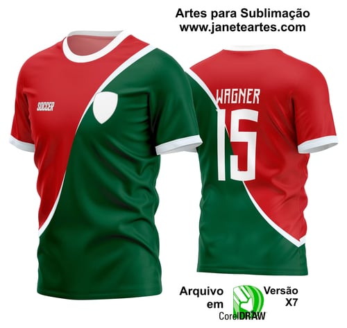 Arte Vetor Estampa Camisa Time Amador Futebol 2024 Arte Vetor Estampa Camisa Time Amador Futebol 2024