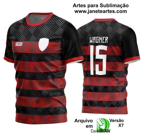 Arte Vetor Estampa Camisa Time Amador Futebol 2024 Arte Vetor Estampa Camisa Time Amador Futebol 2024