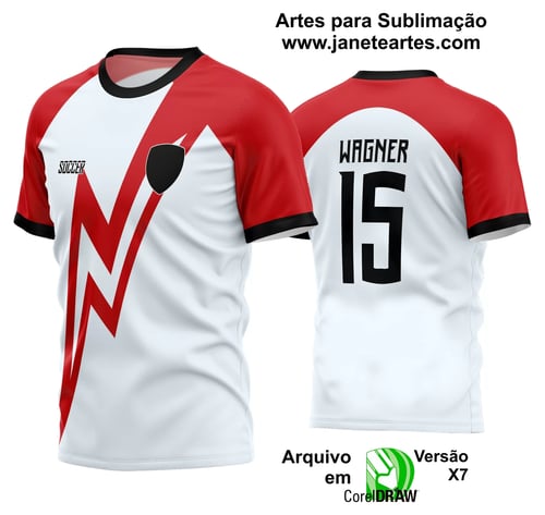 Arte Vetor Estampa Camisa Time Amador Futebol 2024 Arte Vetor Estampa Camisa Time Amador Futebol 2024