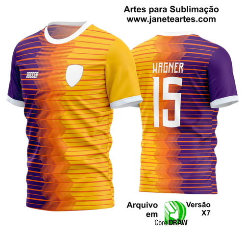 Arte Vetor Estampa Camisa Time Amador Futebol 2024 Arte Vetor Estampa Camisa Time Amador Futebol 2024