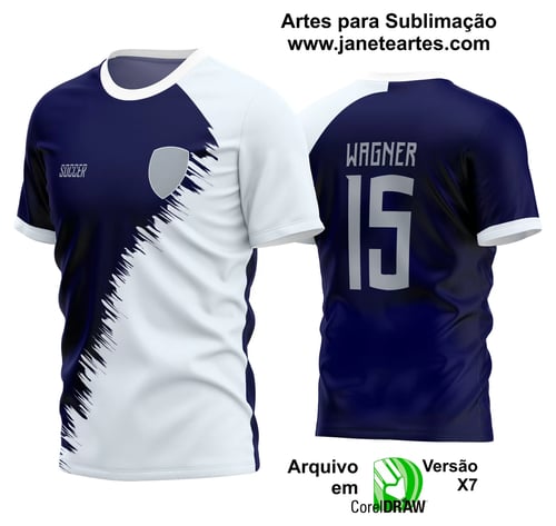 Arte Vetor Estampa Camisa Time Amador Futebol 2024 Arte Vetor Estampa Camisa Time Amador Futebol 2024