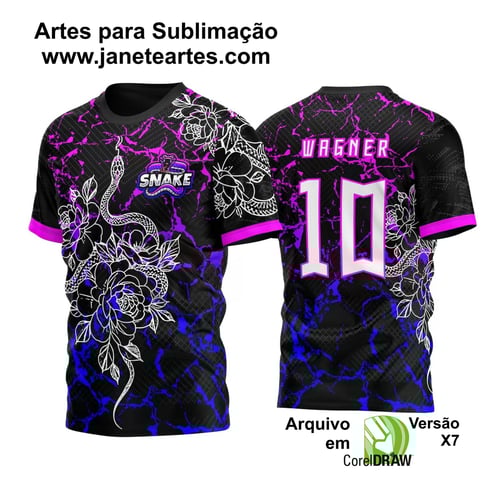 Arte Vetor Camisa InterClasse Cobra Degrade 2023