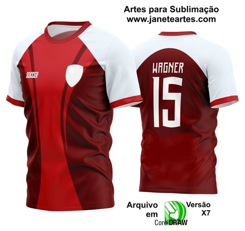 Arte Vetor Estampa Camisa Time Amador Futebol 2024 Arte Vetor Estampa Camisa Time Amador Futebol 2024