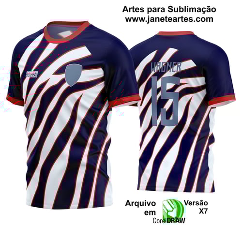 Arte Vetor Estampa Camisa Time Amador Futebol 2024 Arte Vetor Estampa Camisa Time Amador Futebol 2024