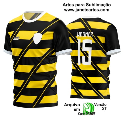 Arte Vetor Estampa Camisa Time Amador Futebol 2024 Arte Vetor Estampa Camisa Time Amador Futebol 2024
