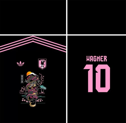 Arte Vetor Camisa Time Japão 2023 Japan 2023 2024