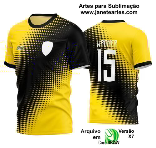 Arte Vetor Estampa Camisa Time Amador Futebol 2024 Arte Vetor Estampa Camisa Time Amador Futebol 2024