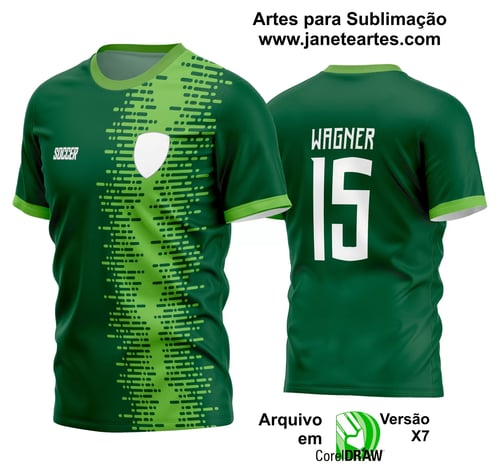Arte Vetor Estampa Camisa Time Amador Futebol 2024 Arte Vetor Estampa Camisa Time Amador Futebol 2024