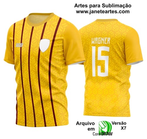 Arte Vetor Estampa Camisa Time Amador Futebol 2024 Arte Vetor Estampa Camisa Time Amador Futebol 2024