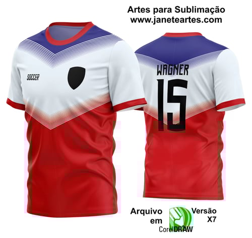 Arte Vetor Estampa Camisa Time Amador Futebol 2024 Arte Vetor Estampa Camisa Time Amador Futebol 2024
