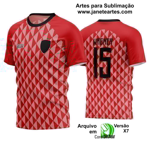 Arte Vetor Estampa Camisa Time Amador Futebol 2024 Arte Vetor Estampa Camisa Time Amador Futebol 2024