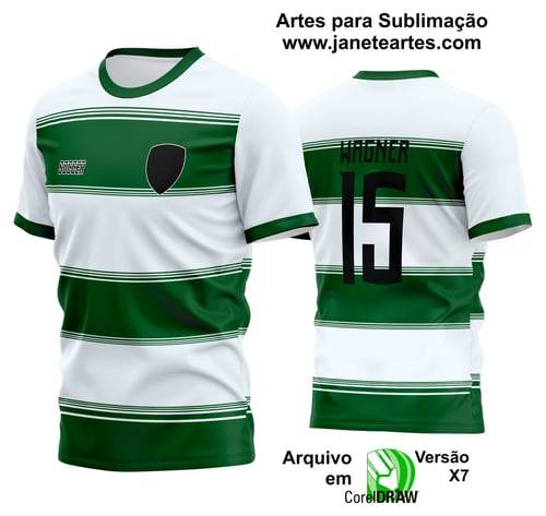 Arte Vetor Estampa Camisa Time Amador Futebol 2024 Arte Vetor Estampa Camisa Time Amador Futebol 2024