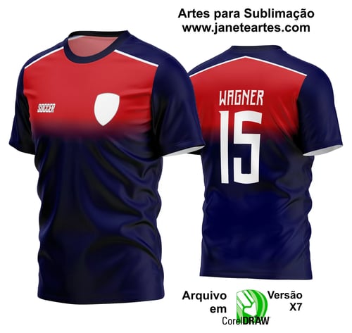 Arte Vetor Estampa Camisa Time Amador Futebol 2024 Arte Vetor Estampa Camisa Time Amador Futebol 2024