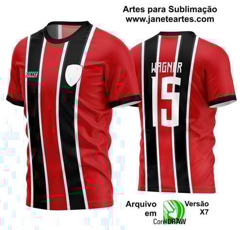 Arte Vetor Estampa Camisa Time Amador Futebol 2024 Arte Vetor Estampa Camisa Time Amador Futebol 2024