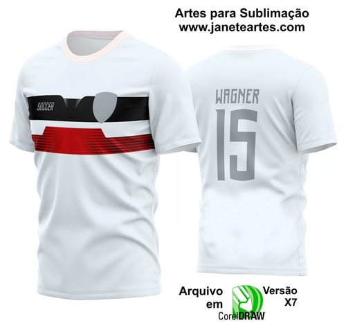 Arte Vetor Estampa Camisa Time Amador Futebol 2024 Arte Vetor Estampa Camisa Time Amador Futebol 2024