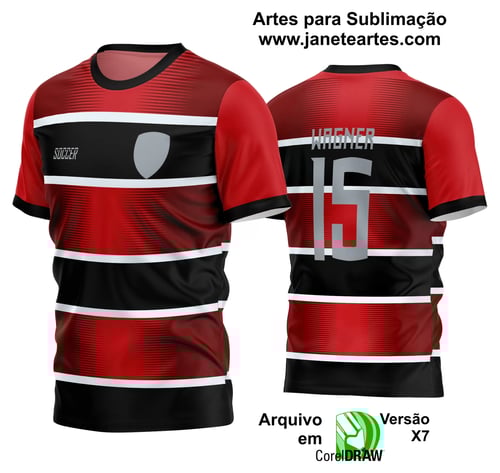 Arte Vetor Estampa Camisa Time Amador Futebol 2024 Arte Vetor Estampa Camisa Time Amador Futebol 2024