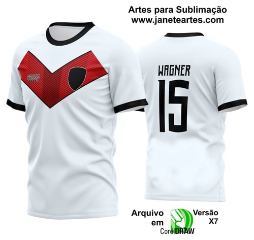 Arte Vetor Estampa Camisa Time Amador Futebol 2024 Arte Vetor Estampa Camisa Time Amador Futebol 2024